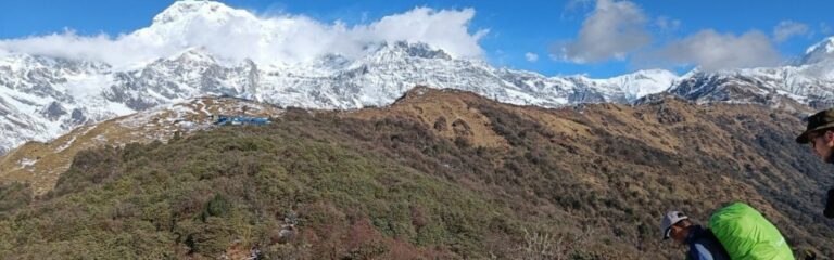 trekking returning from mardi trek in december