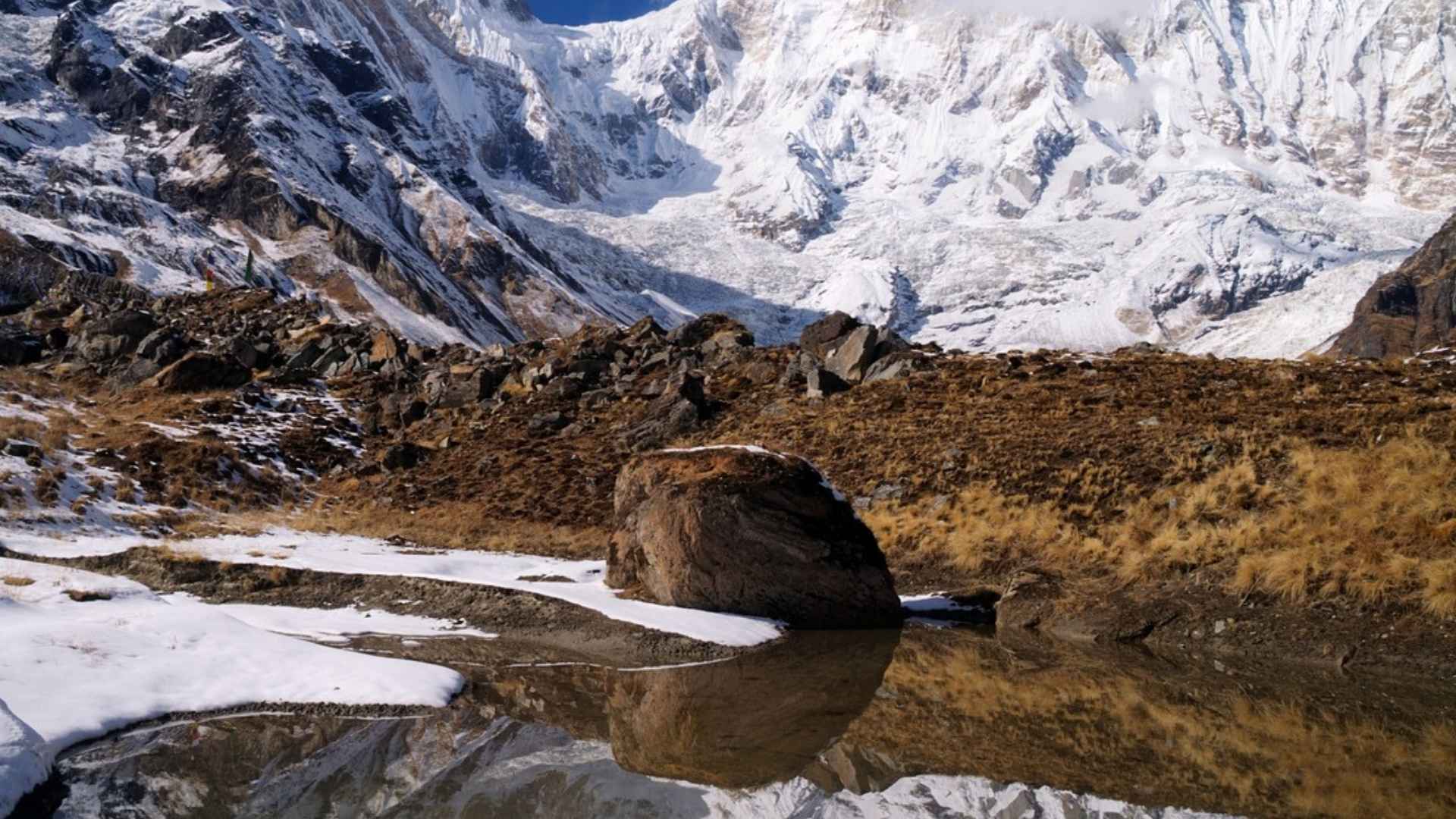 annapurna circuit trek view and scenery