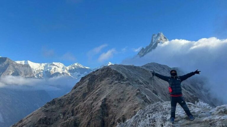 view from upper mustang trek