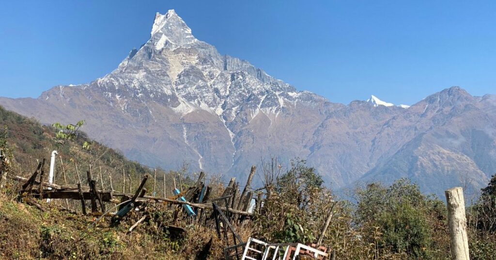 View from Mardi Base Camp