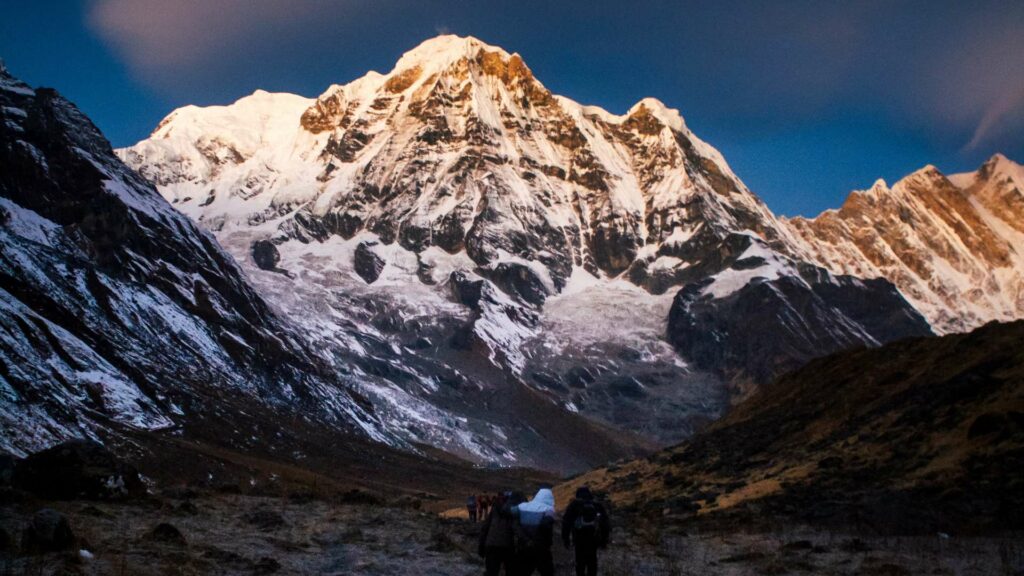  annapurna region himalaya view