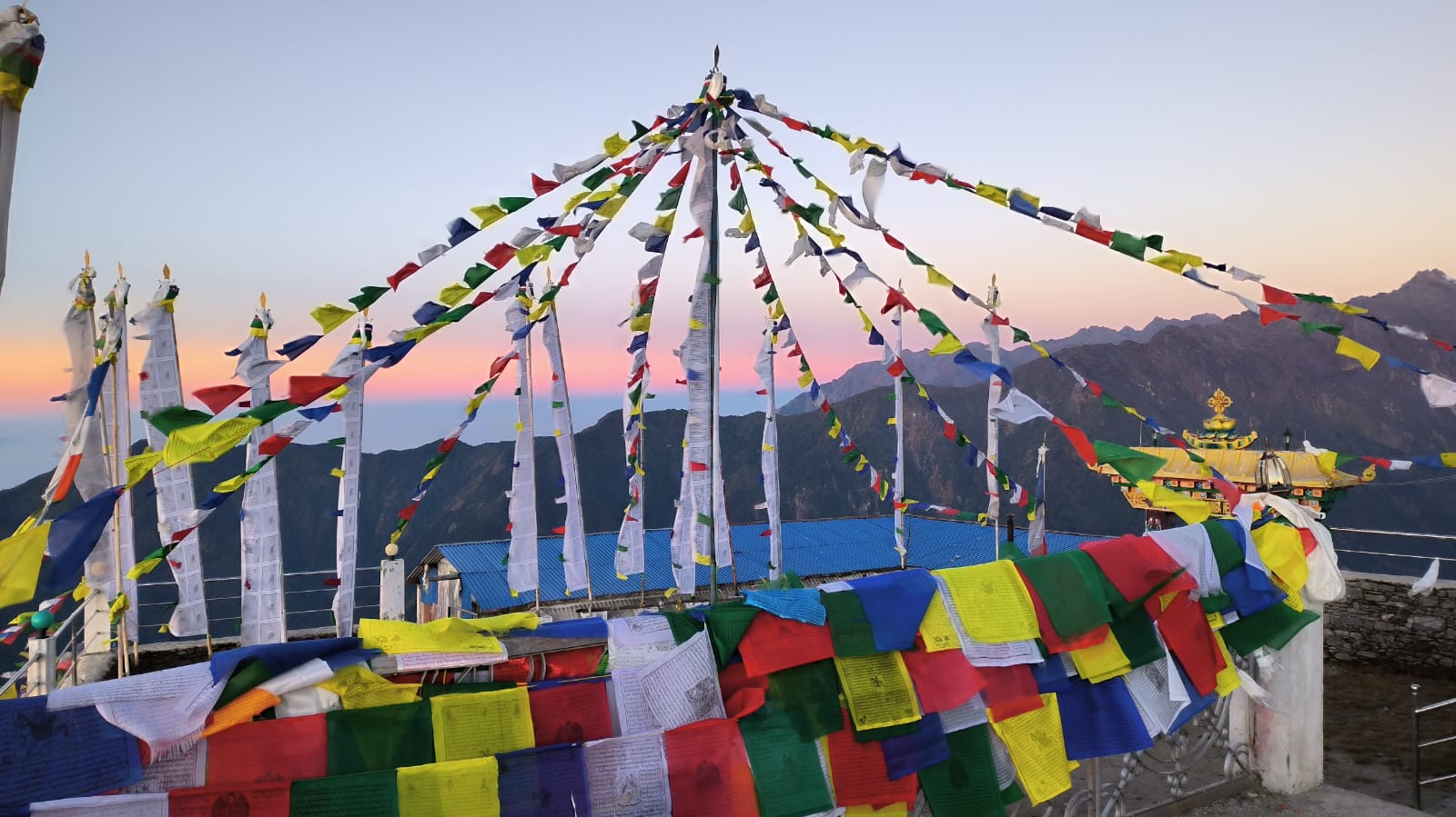 view from ama yangri trek