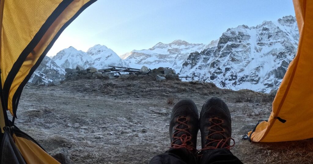 carrying essentials for solo trek