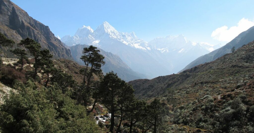 everest view from ebc trek