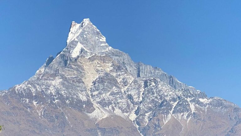 mardi himal view from the base camp