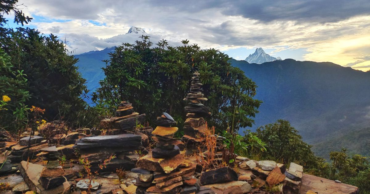 scenery during poon hill trek
