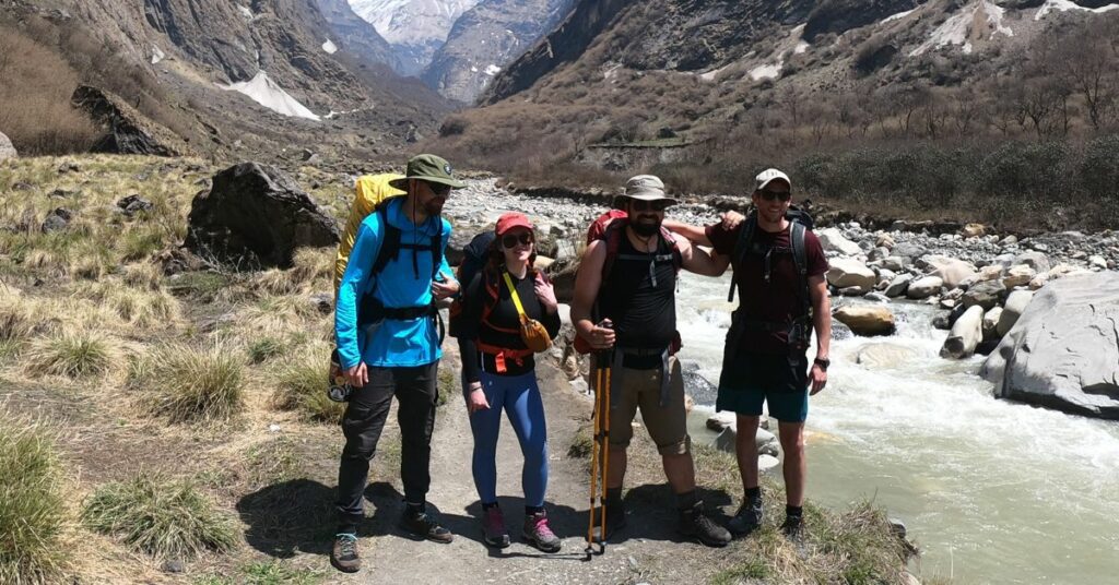 trekking with partners in nepal