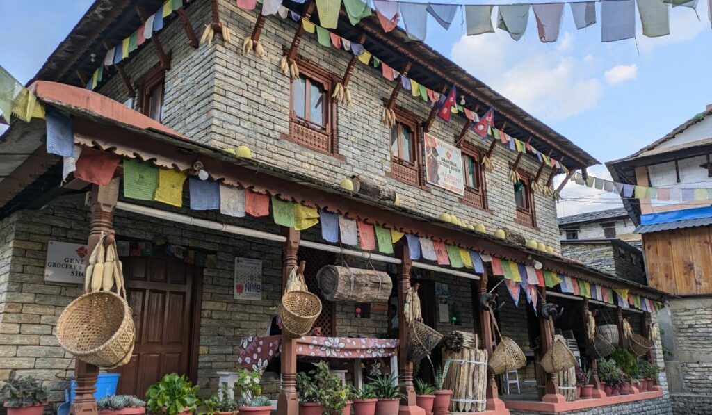 Cultural exhibit on Annapurna Base Camp route