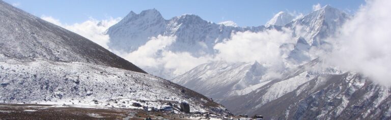 full view of everest north and south face