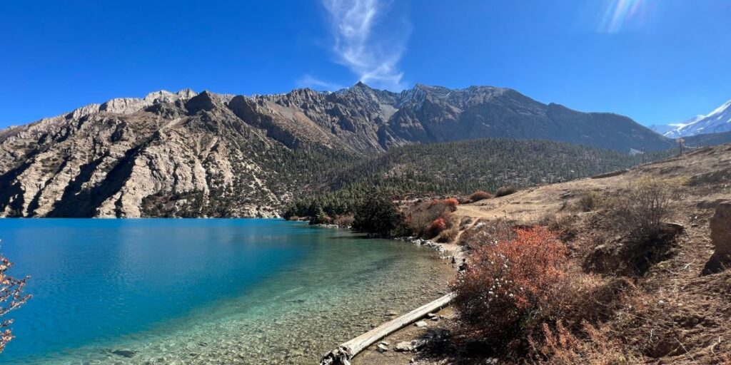 Pristine Shey Phoksundo lake trek in Nepal with stunning landscape