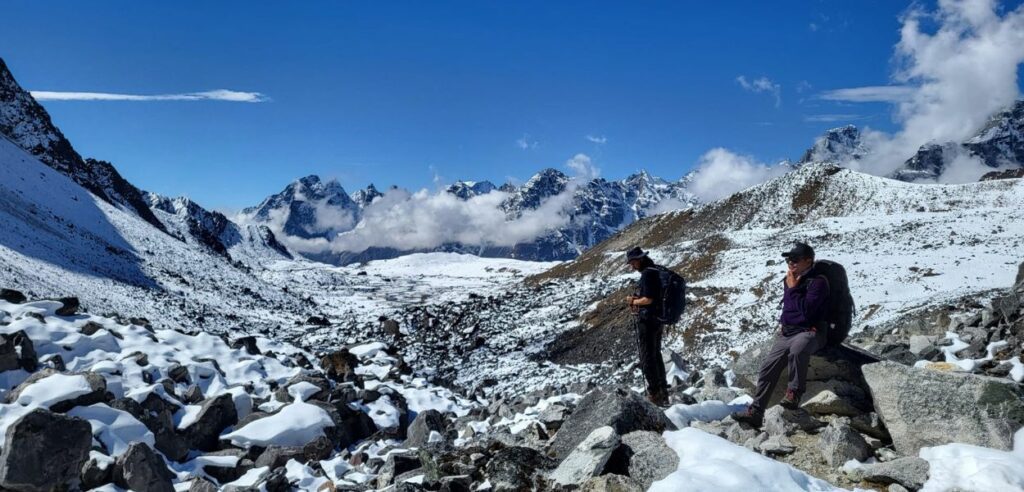 safe trekking through snowy nepal trails