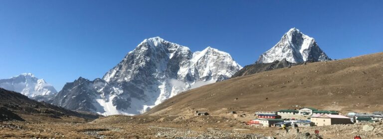 beautiful gorakshep village on the EBC trek
