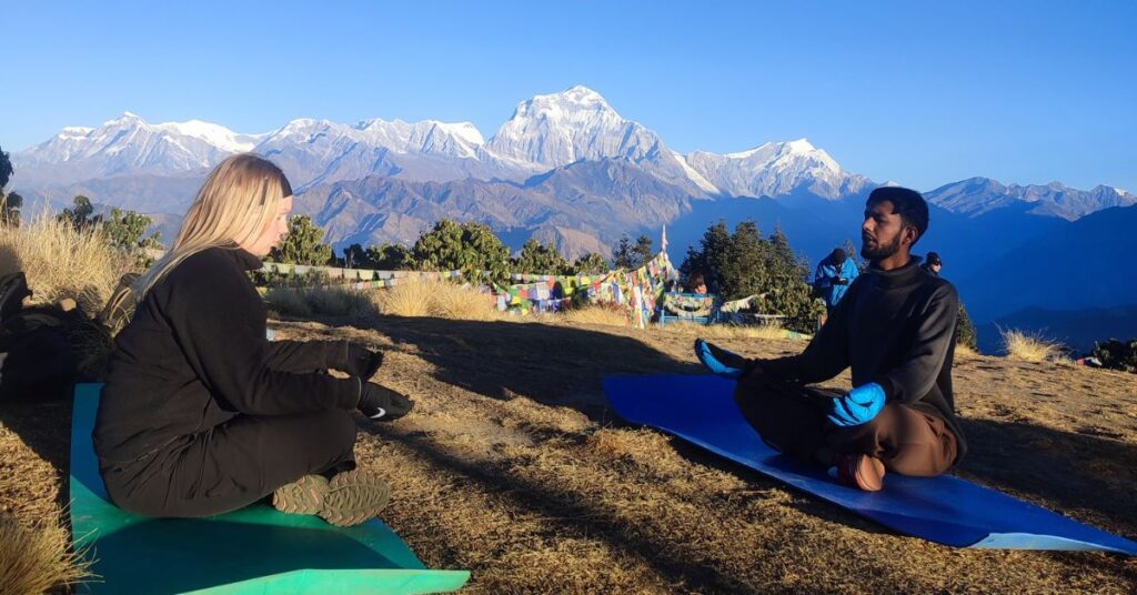 physical exercise and yoga practices during trekking in high-altitude