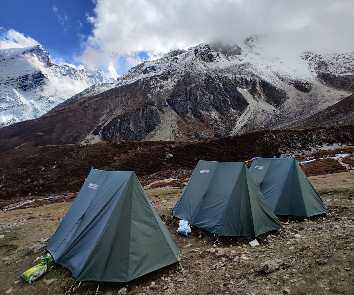 Dharmashala the final stop before crossing Larke Pass