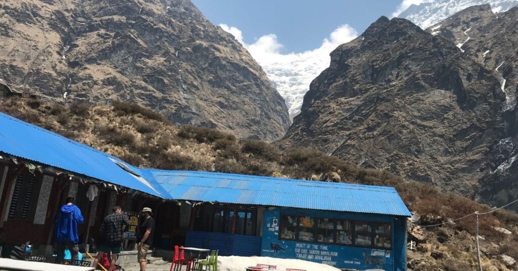 Tea Houses and Rest Stops on the route to ABC trek
