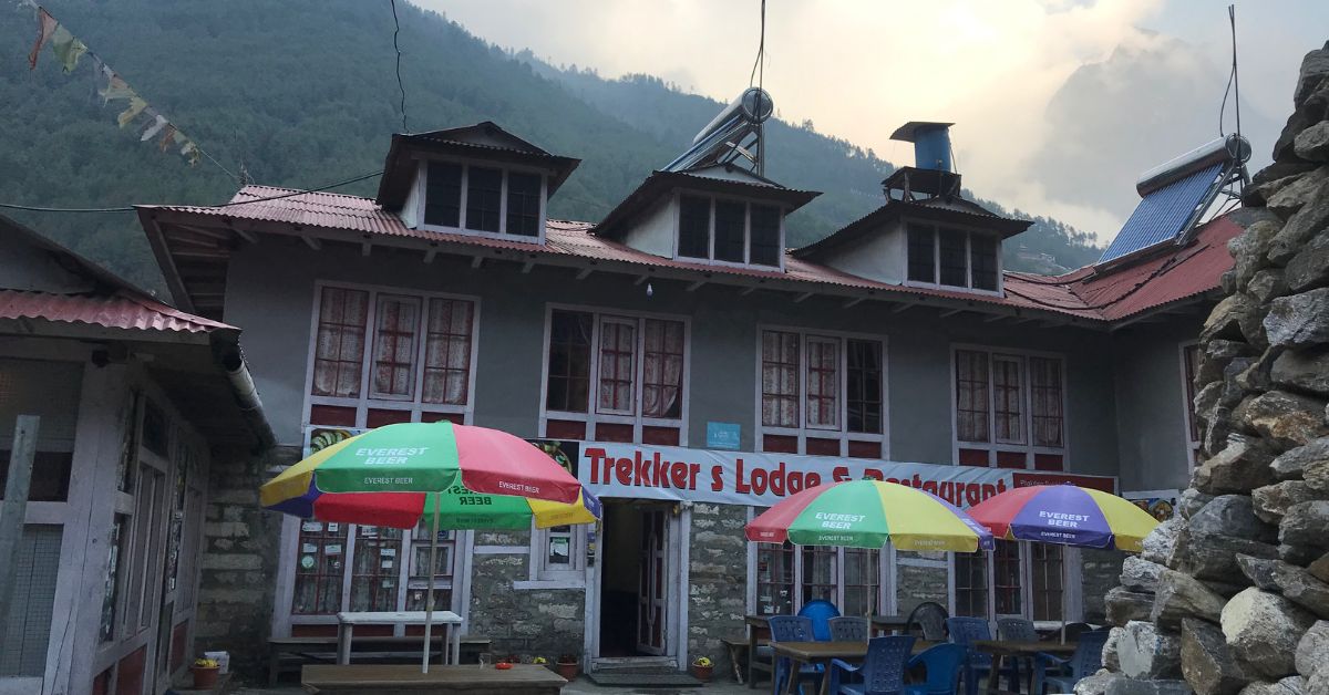 Trekker’s Lodge and Restaurant along the Everest Base Camp trail in Nepal