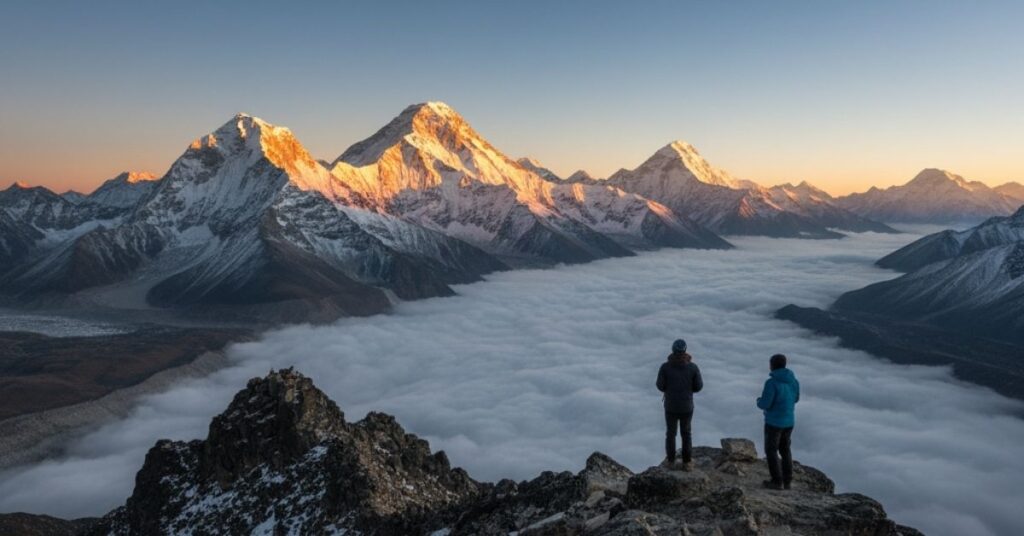 Kala Patthar viewpoint at sunrise