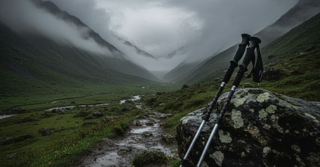 Monsoon clouds rolling over the Everest region