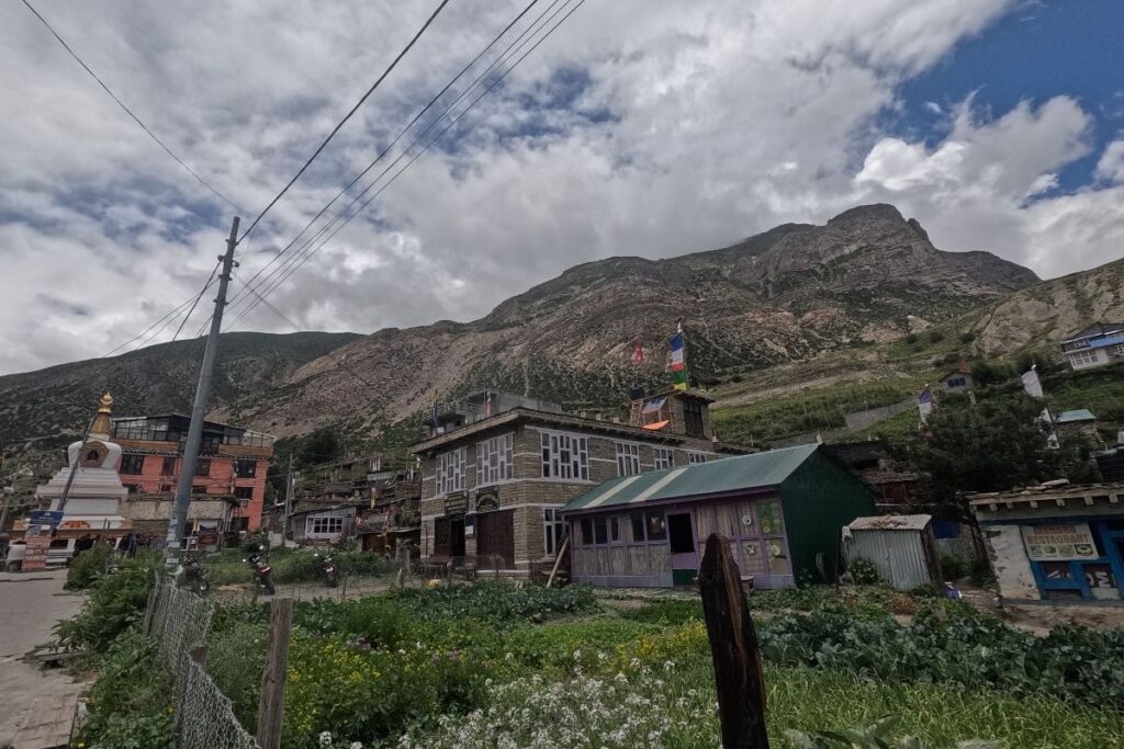 Peaceful Himalayan village offering ideal acclimatization stop for Annapurna circuit trek