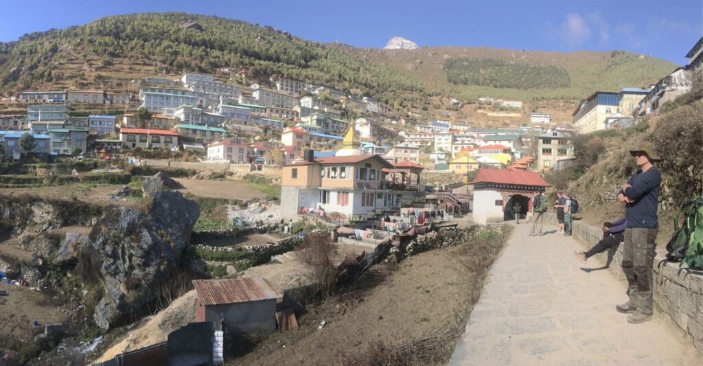 acclimatization village during everest region on trek