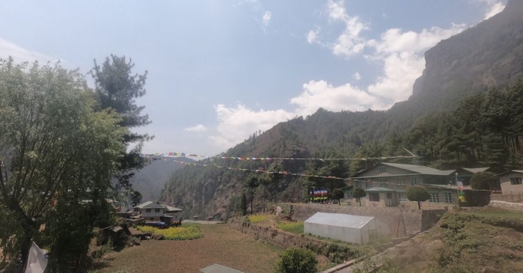 rest and acclimatization stop on dengboche at everest trek